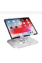 360° Rotating Tablet Stand Metal Alloy Adjustable Height Ergonomic Foldable Holder - 3