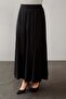 Black Lace Zipper Detail Skirt Set - 5
