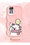 Redmi Note 11 Pro 5g Compatible Case Camera Protector Pink Silicone Couple Phone Case Cat Pattern - 2