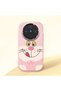 Vivo X300 Compatible Case Camera Protective Pink Silicone Couple Phone Case Cute Patterned