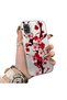 Samsung Galaxy A31 Compatible Silicone Edge Hard Back Case Couple Phone Case with Floral Pattern