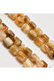 Super Bakelite Bead Strand 43 Beads 7.5x9.5mm Swirl Pattern 25.5g with Brown Cord Tassel - 4