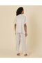 Women Ivory Allover Print Rayon Pajama Set - 5