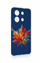 Infinix Note 30 Compatible Colorful Leaf Pattern Silicone Case - 3