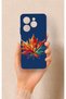 Infinix Hot 40 Pro Compatible Colorful Leaf Pattern Silicone Case