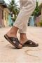 253-201 Anatomical Comfortable Lightweight Men's Slippers with Buckle Detail - 6
