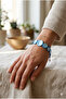 Handmade Blue Special Design Bracelet - 2