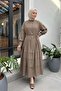 Voile Pile Dress 255037 - Mink