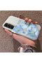 Samsung Galaxy A05S Compatible Silicone Edge Hard Back Case Couple Phone Case with Floral Pattern - 2