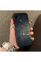 Realme C25 Compatible Silicone Edge Hard Back Case Couple Phone Case with Airplane Pattern - 3