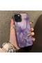 حافظة هاتف متوافقة مع هاتف iPhone 15 Pro Max مصنوعة من السيليكون بحافة صلبة وخلفية صلبة ونمط فراشة - 3