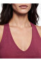 Lcw Vision Burgundy V-Neck A-Line Modal Blend Dress - 3