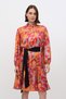 ROCHIE CU BUTONE CU CUREA - 5
