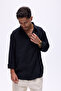 Modal Fabric Oversize Shirt - 5