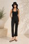 Hijab Black Swimwear Pants 92cm Length Lycra Flexible Fabric with Elastic Waist - 5