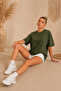 Unisex Oversize Basic T-Shirt Women's Adult T-Shirt Basic T-Shirt Crew Neck Plain Short Sleeve Summer Combed Cotton T-Shirt - 4