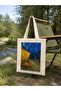 Van Gogh Series Printed Raw Cloth Bag, Shoulder Bag, Shopping Cloth Bag, Sublimation Printed Cloth Bag - 2
