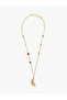 Beaded Seashell Chain Necklace