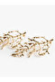Large Size Coral Earrings - 2