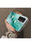 Samsung Galaxy A54 Compatible Silicone Edge Hard Back Case Couple Phone Case with Floral Pattern - 4