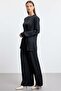 Drapeli Tunic Trouser Suit Black - 2
