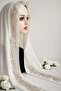 غطاء مولود - غطاء مولود مزين بأحجار مخططة - 3
