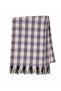 100% Cotton Checkered Tablecloth 170X170 cm Tasseled Tablecloth Picnic Cloth - 2