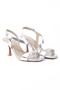 Genuine Leather Lame Heeled Women's Sandals - Rgn5105 - 3