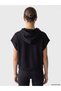 Koor Sport Black Hooded Soft Touch Women's Sports Sweatshirt - 4