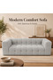 Modern Sofa, Durable Lightweight Ready Filled Modular Sofa, Soft Tufted Comfort Couch for Living Room Bedroom Apartment Studio, Ideal for Adults, Families & Small - 2