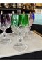 Bohemia Crystal Organic Colorful 6 Pieces Special Design Cutting Coffee Soft Drink Cup Glass 150 ml - 7