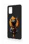 Samsung-A71 Compatible Egyptian Cat God Patterned Silicone Case - 4