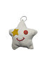 Handmade Yellow Star Eyed Star Fabric Keychain 10 cm - 4