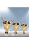 Brass Gold Finish Arabic Herb & Spices Crasher Pot 5.5 Inches Tall(H:5.5"W:4.5"Weight:0.950gram) - 2