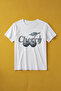 Cherry Leopard Pattern Printed Women's T-Shirt White Oversize Casual T-Shirt - 3