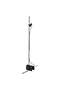 Slim Steel Floor Lamp, Black, 153 cm