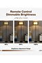 Floor Lamp, Dual-layer lampshade, Tri-color dimmable, Vertical Standing, Black Metal, 12 Watt - 5