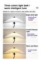 Nordic Atmosphere Floor Lamp Standing Floor Light with Wood Table Brightness Control Lampshade - 7