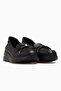 Women's Leather Casual Shoes 26Y D26Ya-3195 Black - 5
