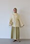 Women's Lined Linen Cotton Skirt - 4