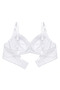 Cotton Bra with Lace - 2
