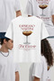 Unisex Oversized T-Shirt Espresso Martini Printed Black / White - 2