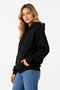 New Season Women's Hooded Sweatshirt – Black - 2
