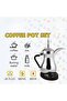 800W Electric Coffee Pot Set 600ml Stainless Steel Kettle for Coffee, Tea, Milk & Boiling Water - 2