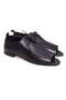 Black Color Lace-Up Genuine Leather Men's Shoes