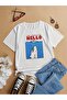 Just Wanted to Say Hello Printed Cotton Oversize T-Shirt