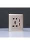 - Milano 2 Pin & 3 Pin Universal Socket With 2.1A Us - 2