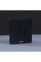 - Milano Dual Data Socket (Cat-6) Mblk Ps - 2