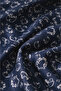 Defne Apollon İznik 100% Silk Handkerchief 33 X 33 cm – Navy Blue - White - 4