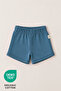 Indigo 100% Cotton Elastic Baby Shorts